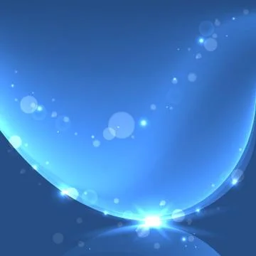 Vector abstract swirl blue Stock-Illustration