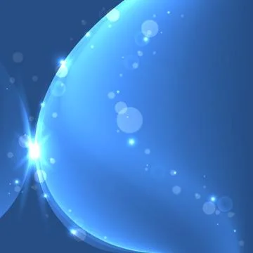 Vector abstract swirl blue Stock Illustration