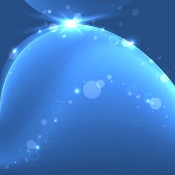 Vector abstract swirl blue Stock-Illustration