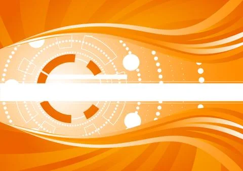 Vector abstract tech background イラスト素材