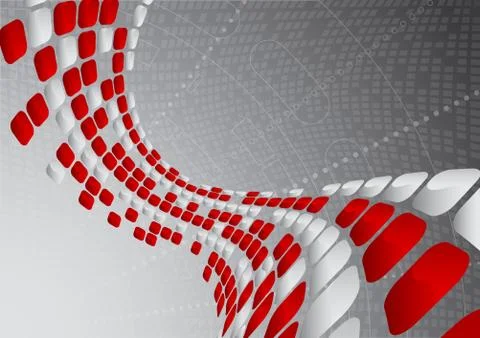 Vector abstract tech background Stock Illustration