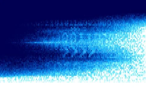 Vector abstract techno background with binary code Stock Illustration