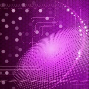 Vector abstract techno background. Stock Illustration