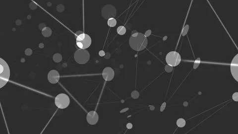 Vector abstract technological grey background Stock Illustration