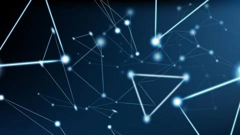 Vector abstract technological modern light effect background Stockillustratie