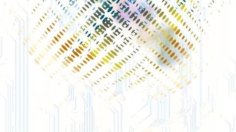 Vector abstract technological top dotted global background Stock Illustration