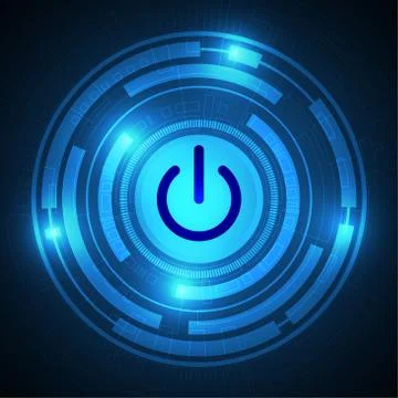 Vector abstract technology switch design. Stock Illustration