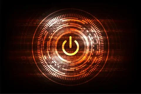 Vector abstract technology switch design. Stock Illustration