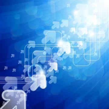 Vector abstract techo background. Stock Illustration