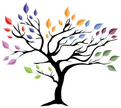 Vector Abstract Tree Stock Illustration