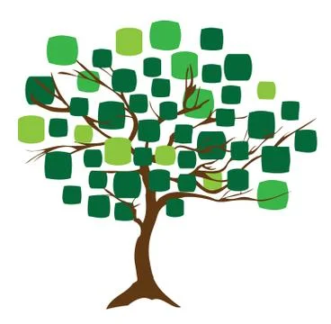 Vector Abstract Tree Stock-Illustration
