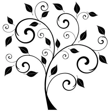 Vector Abstract Tree Stock Illustration
