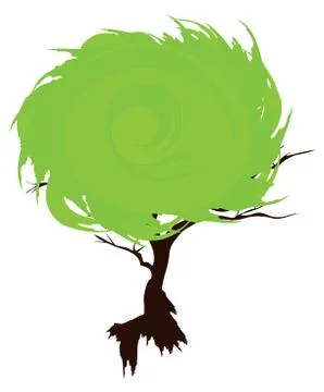 Vector abstract tree Stock Illustration