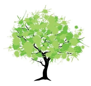 Vector abstract tree Stock Illustration