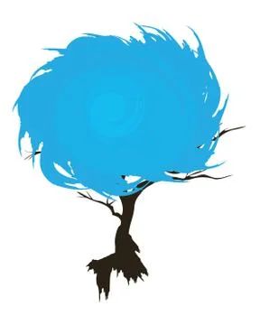 Vector abstract tree Stock Illustration