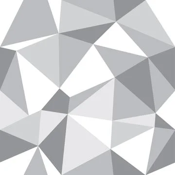 Vector Abstract Triangle Geometrical Grey Background. Suitable for textile, g Stock Illustration