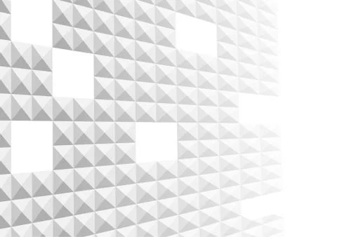 Vector : Abstract triangles on white background Stock Illustration