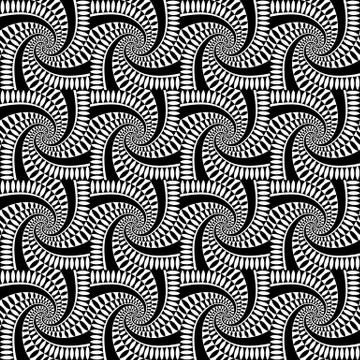 Vector abstract vintage pattern. Waves background 스톡 일러스트