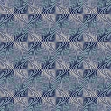 Vector abstract vintage pattern. Waves background Illustrazione stock