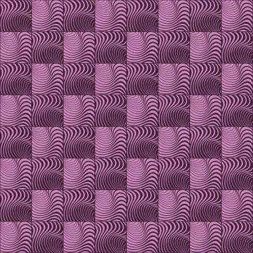 Vector abstract vintage pattern. Waves background Stock Illustration