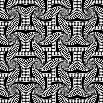 Vector abstract vintage pattern. Waves background イラスト素材