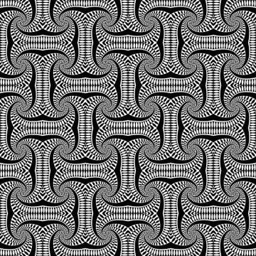 Vector abstract vintage pattern. Waves background Stock Illustration