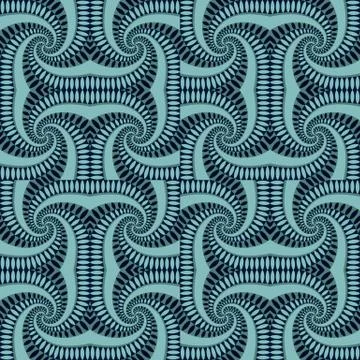Vector abstract vintage pattern. Waves background Illustrazione stock