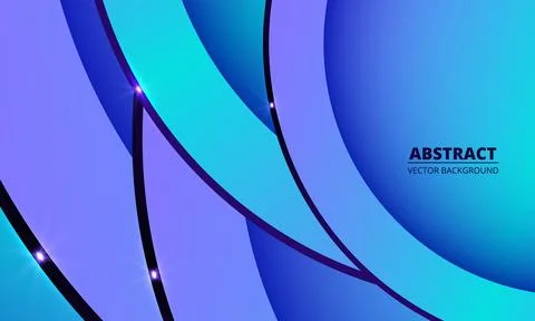 Vector abstract violet and blue gradient circles line on elegant background. Ilustración de archivo