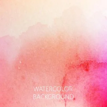 Vector abstract watercolor background for your design Stock Illustration