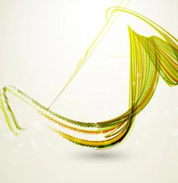 Vector abstract wave design background, futuristic illustration eps10 Stock Illustration