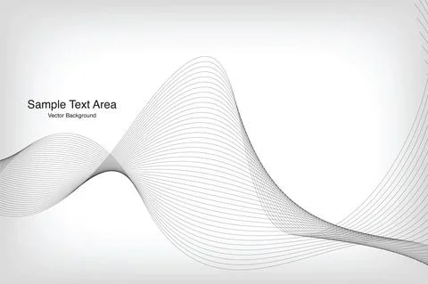 Vector Abstract Wave Pattern Stock Illustration