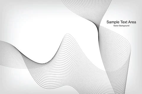 Vector Abstract Wave Pattern Stock Illustration
