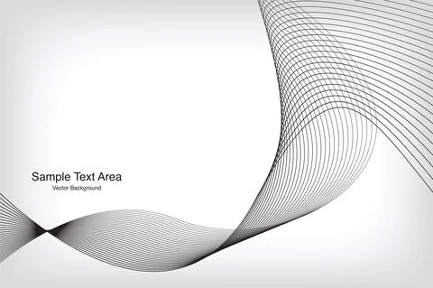 Vector Abstract Wave Pattern Stock Illustration