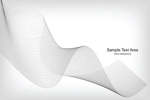 Vector Abstract Wave Pattern Stock Illustration