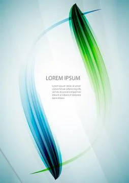 Vector Abstract waves background. Template brochure design. Illustration Stock Illustration