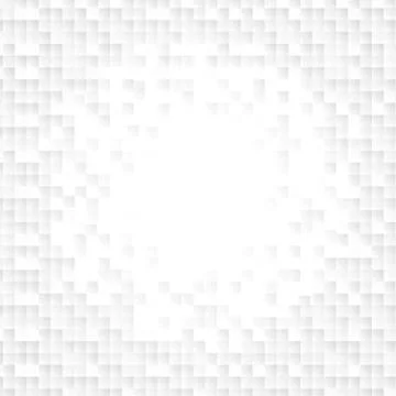 Vector : Abstract white and gray square on white background Stock Illustration