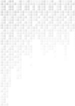 Vector : Abstract white and gray square on white background Stock Illustration