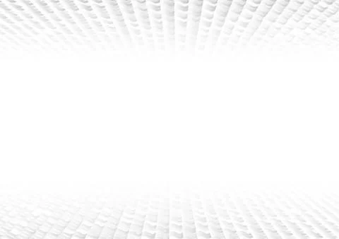 Vector : Abstract white and gray square on white background Stock Illustration