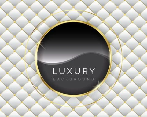 Vector Abstract White diamond shape upholstery luxury background Illustrazione stock