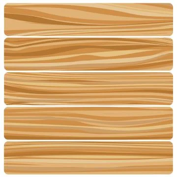 Vector abstract wood texture in flat design Stock Illustration