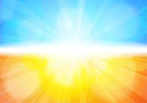 Vector : Abstract yellow and orange background with bokeh Stock Illustration