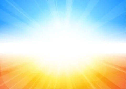 Vector : Abstract yellow and orange with stripe and len flare background Stock Illustration