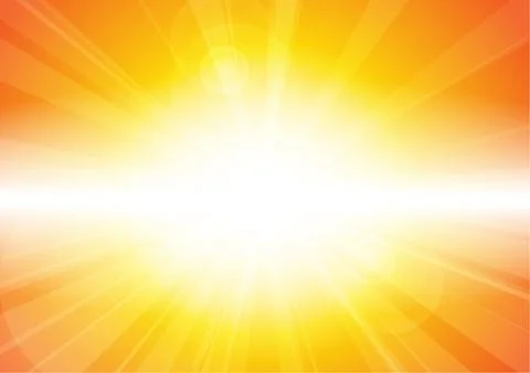 Vector : Abstract yellow and orange with stripe and len flare background Illustrazione stock