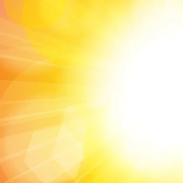 Vector : Abstract yellow and orange sunshine Stock Illustration