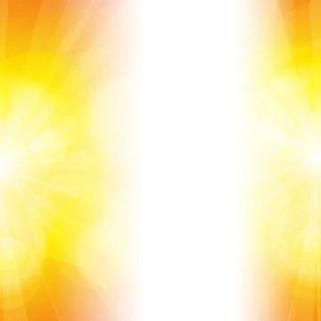 Vector : Abstract yellow and orange sunshine Stock Illustration