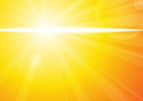 Vector : Abstract yellow stripe sun shine Stock Illustration