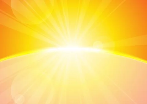 Vector : Abstract yellow stripe sun shine Stock Illustration