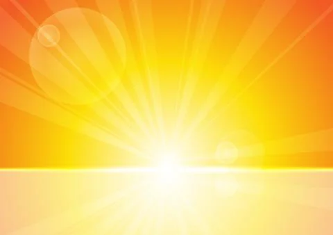Vector : Abstract yellow stripe sun shine Stock Illustration