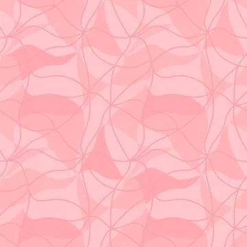 Vector abstraction background from many multicolored curved shapes in pastel Stock Illustration