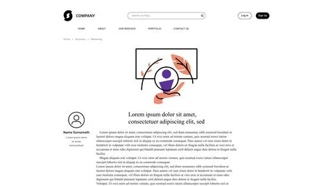 Vector account in bold line style . Editable illustration Stock Illustration